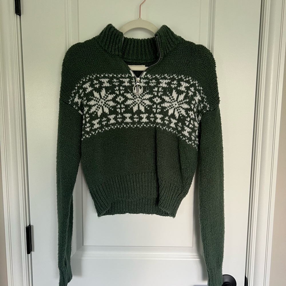 cute quarter zip sweater